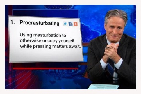 Procrasturbating