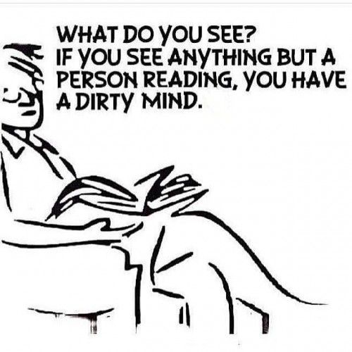 I saw someone reading a book.......HONEST!